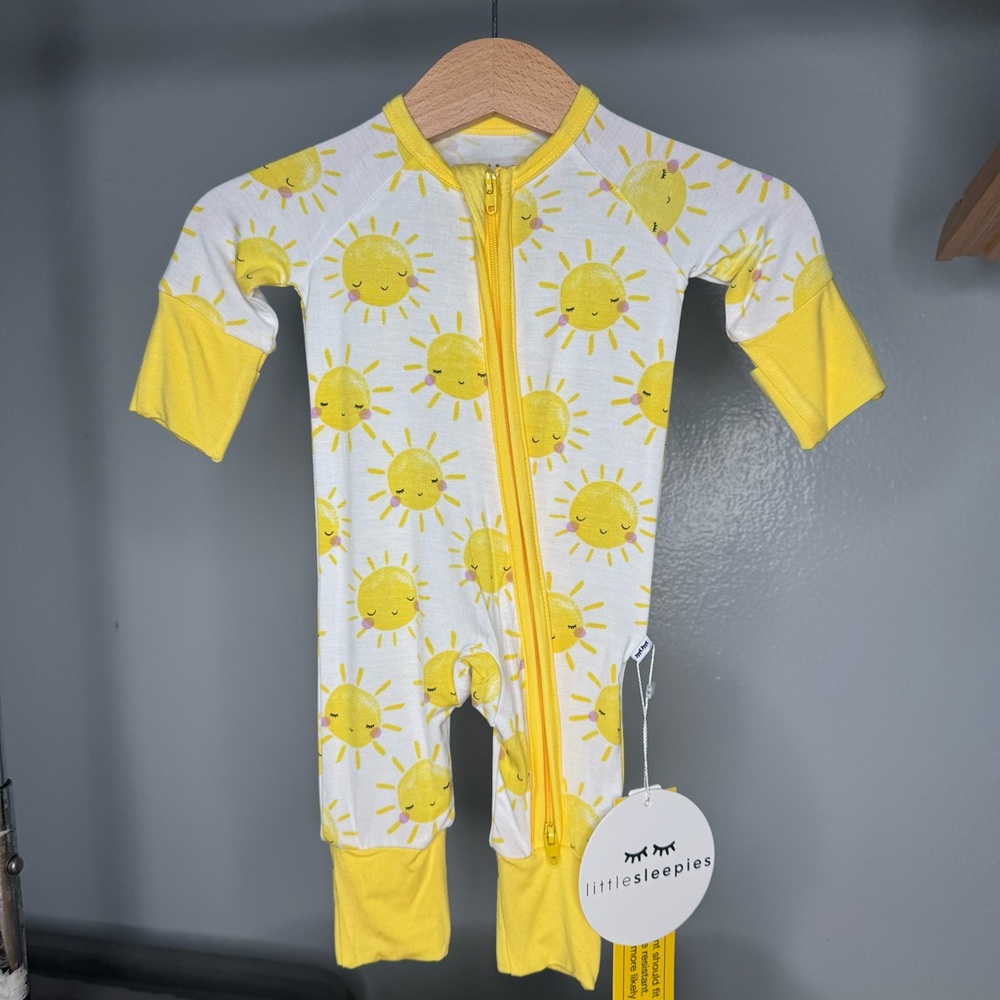 NWT | Little Sleepies Sunshine Zippy Pajamas